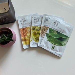 The Face Shop - bundle of 4 sheet masks